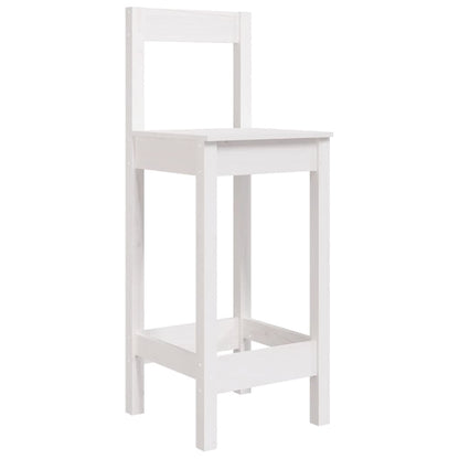 5-Delige Barset Massief Grenenhout Wit