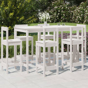 Barset 7-delig massief grenenhout wit