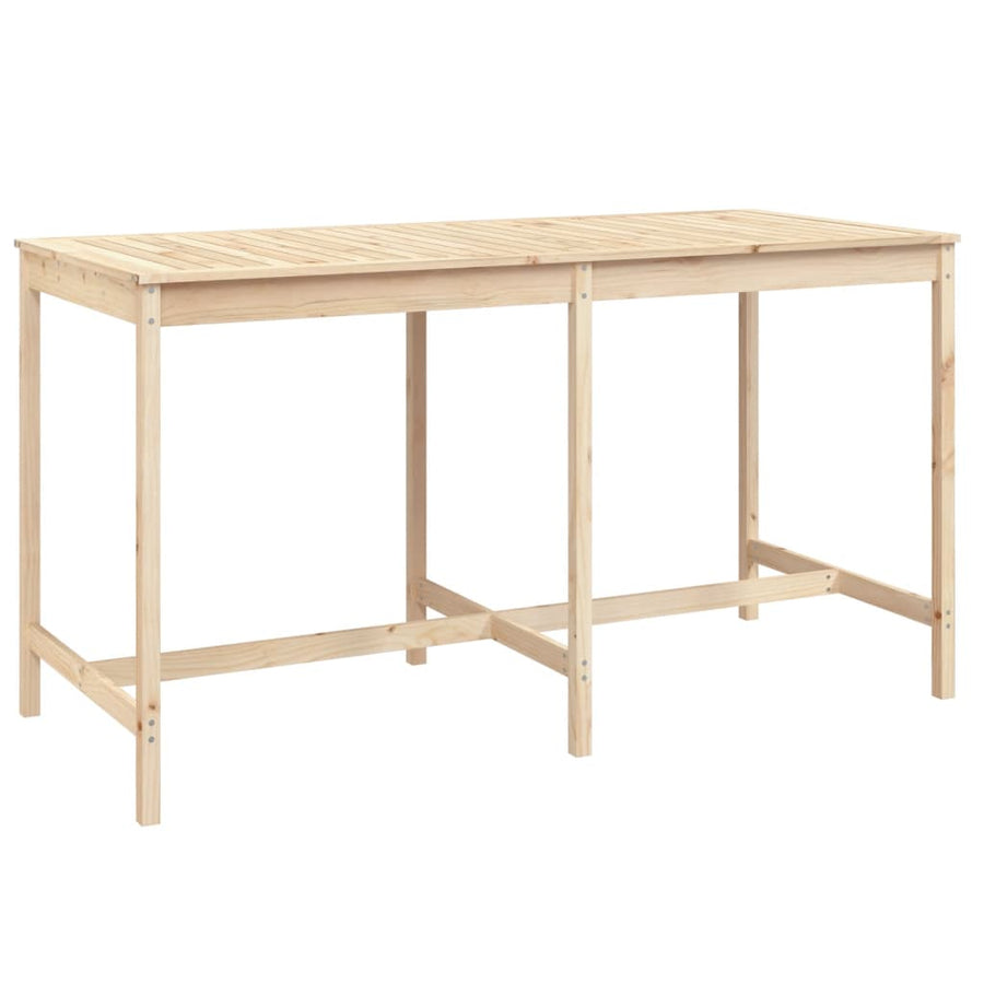 9-Delige Barset Massief Grenenhout Naturel