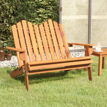Tuinbank Adirondack 126 Cm Massief Acaciahout Naturel Nee
