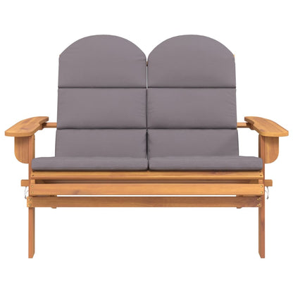 Tuinbank Adirondack Met Kussens 126 Cm Massief Acaciahout