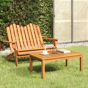 Loungeset 2-delig massief acaciahout