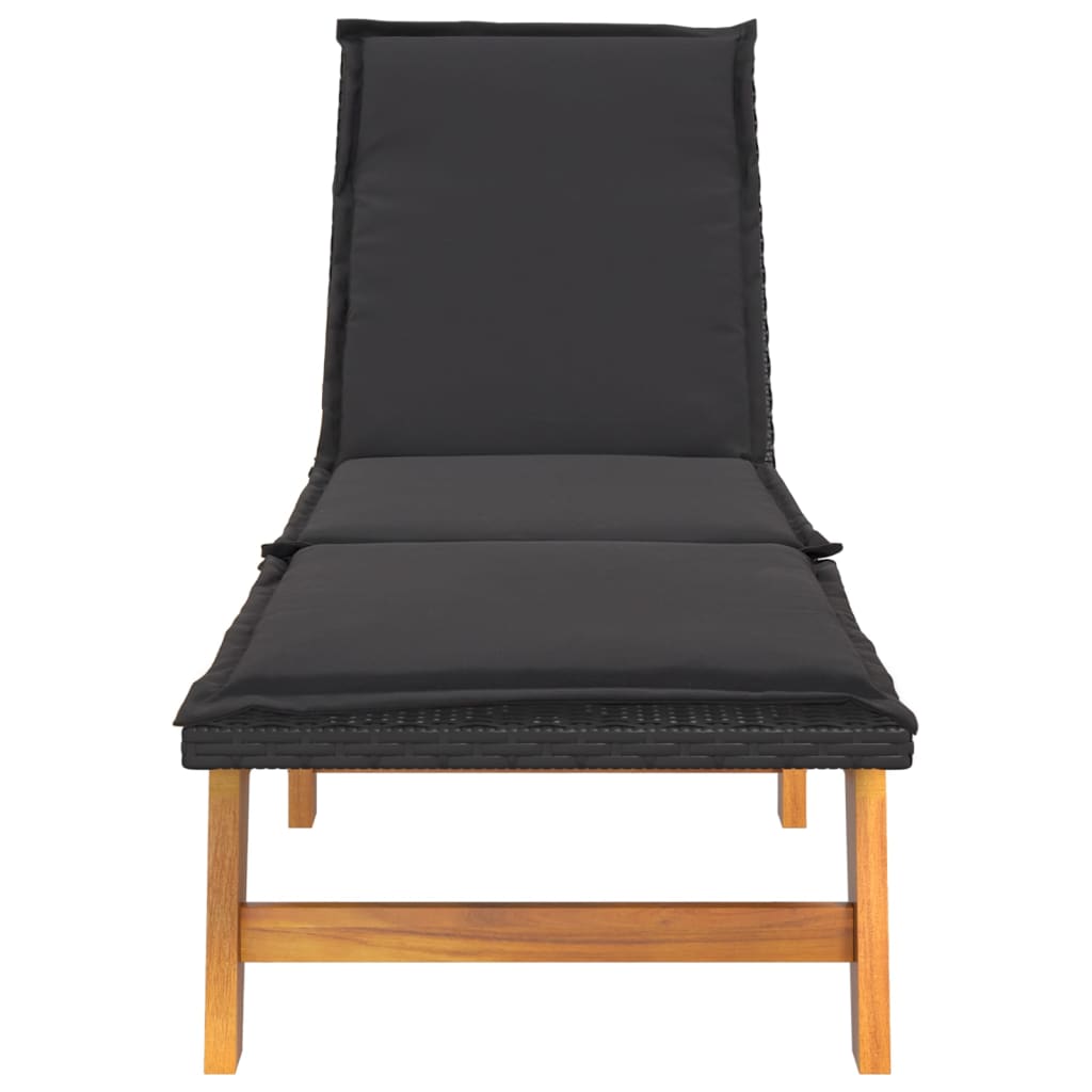 Met Kussen Poly Rattan En Massief Acaciahout Ja Ligbed