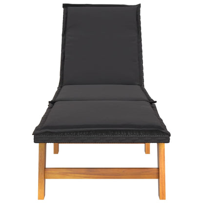 Met Kussen Poly Rattan En Massief Acaciahout Ja Ligbed