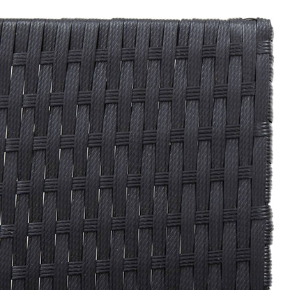 Ligbed Met Tafeltje Poly Rattan En Massief Acaciahout Nee Ligbed + Tafel