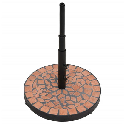 Parasolvoet 12 Kg Kleurig Terracotta Rond