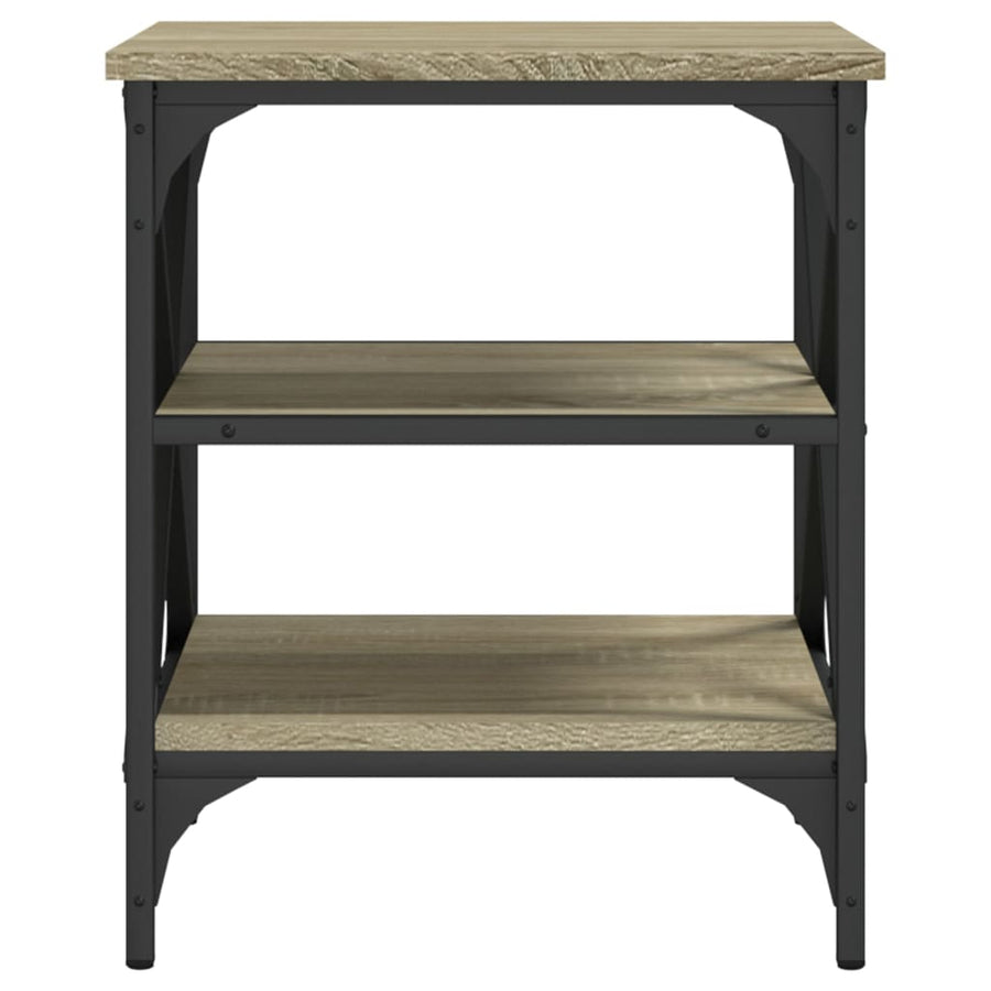 Bijzettafels 2 St 40X42X50 Cm Bewerkt Hout Sonoma Eikenkleurig