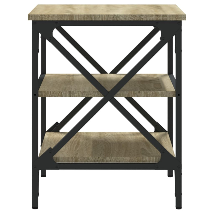 Bijzettafels 2 St 40X42X50 Cm Bewerkt Hout Sonoma Eikenkleurig