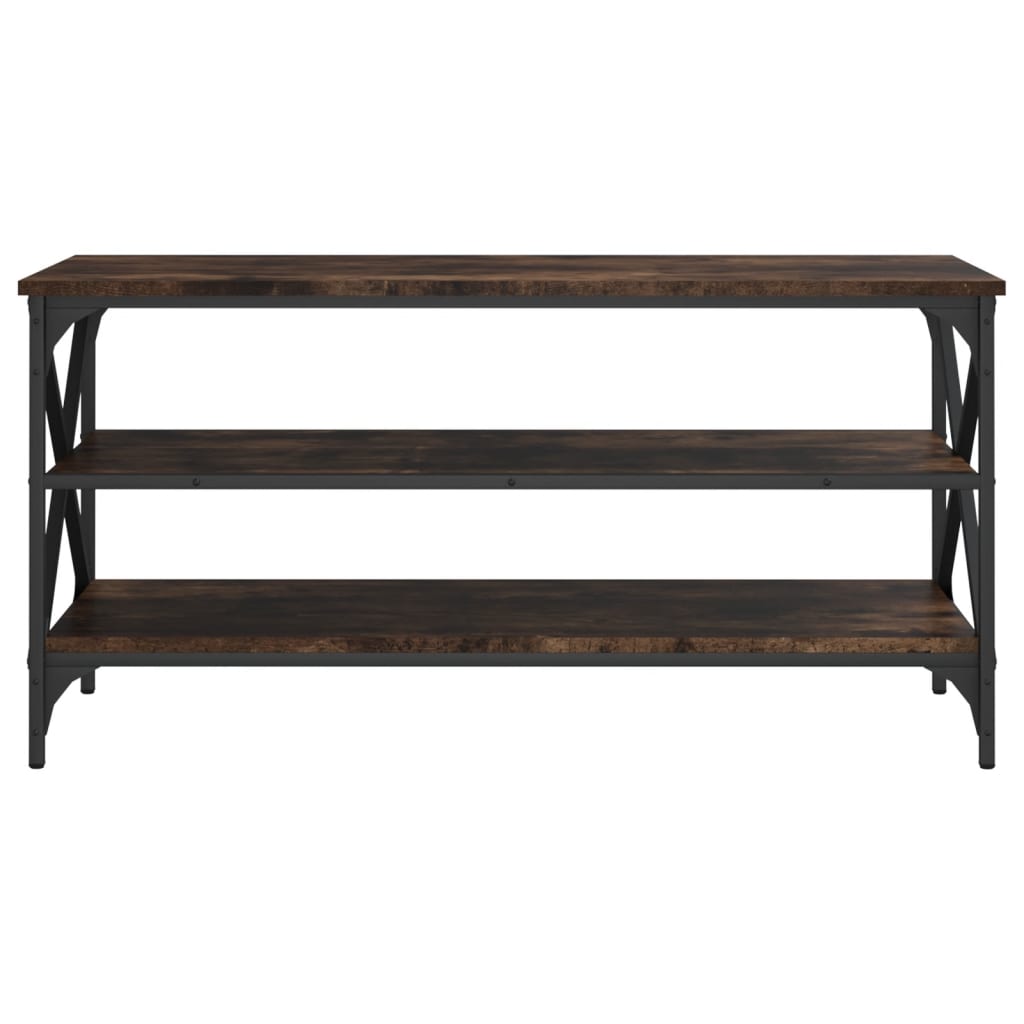 Tv-Meubel 100X40X50 Cm Bewerkt Hout Gerookt Eikenkleurig