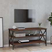 Tv-meubel 100x40x50 cm bewerkt hout bruin