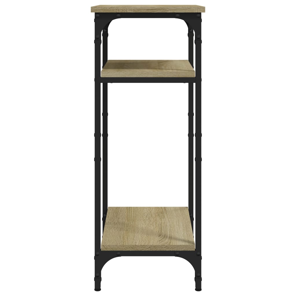 Bijzettafel 40X30X75 Cm Bewerkt Hout Sonoma Eikenkleurig