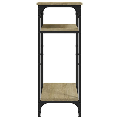 Bijzettafel 40X30X75 Cm Bewerkt Hout Sonoma Eikenkleurig