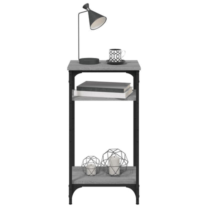 Bijzettafel 40X30X75 Cm Bewerkt Hout Grijs Sonoma Eikenkleurig