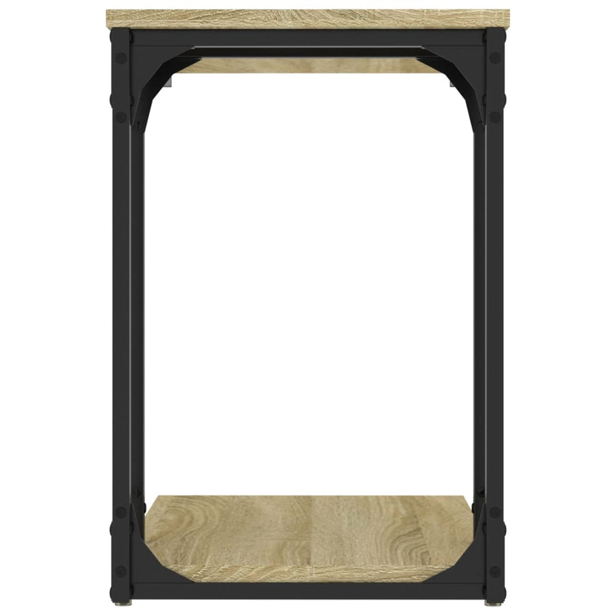 Bijzettafel 50X35X52 Cm Bewerkt Hout Sonoma Eikenkleurig