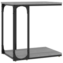 Bijzettafel 50X35X52 Cm Bewerkt Hout Grijs Sonoma Eikenkleur