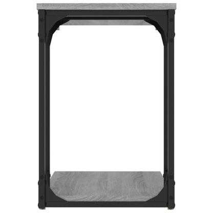 Bijzettafel 50X35X52 Cm Bewerkt Hout Grijs Sonoma Eikenkleur