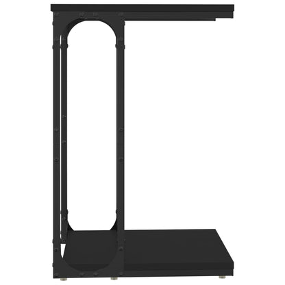 Bijzettafel 40X30X60 Cm Bewerkt Hout Zwart