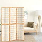 Folding room divider 3 panels Japanese style 120x170 cm