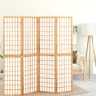 Kamerscherm 4 panelen 160x170 cm Japans
