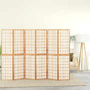 Kamerscherm 6 panelen 240x170 cm vurenhout Japans