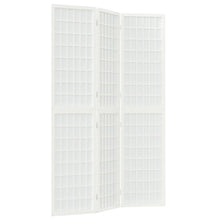 Kamerscherm Inklapbaar 3 Panelen Japanse Stijl 120 x 170 cm Wit