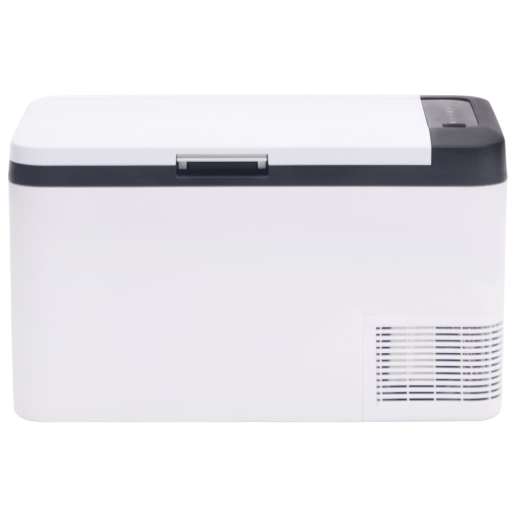 Koelbox Met Handvat Pp & Pe Zwart En Wit 25 l zonder adapter