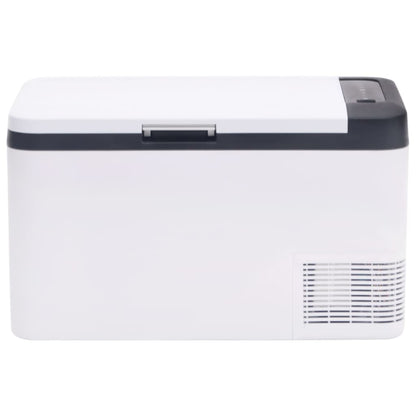 Koelbox Met Handvat Pp & Pe Zwart En Wit 25 l zonder adapter