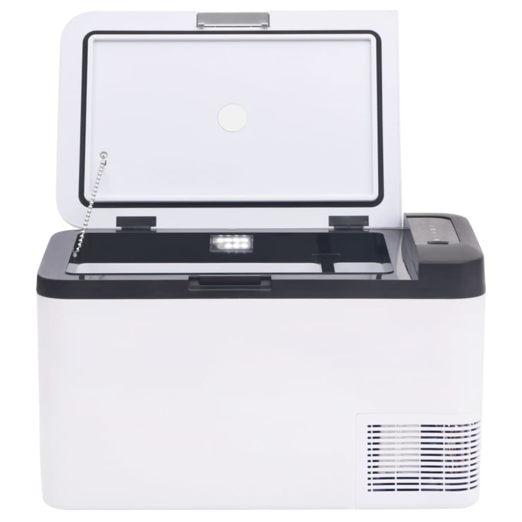 Koelbox Met Handvat Pp & Pe Zwart En Wit 25 l zonder adapter