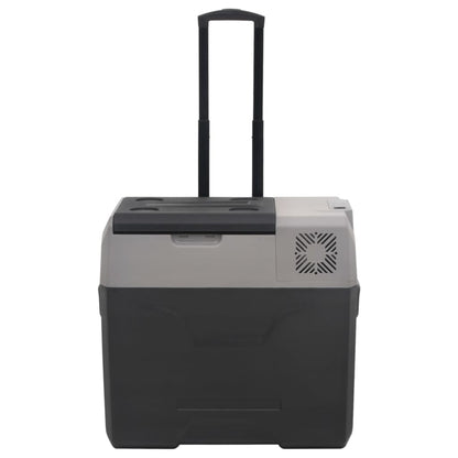 Koelbox Met Wielen En Handvat 40 L Polypropeen Zwart En Grijs
