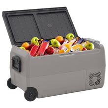 Koelbox Met Wielen En Handvat 50 L Polypropeen Zwart En Grijs