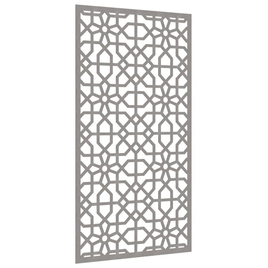 Wanddecoratie Tuin Moors Ontwerp 105X55 Cm Cortenstaal