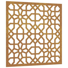 Wanddecoratie Tuin Moors Ontwerp 55X55 Cm Cortenstaal
