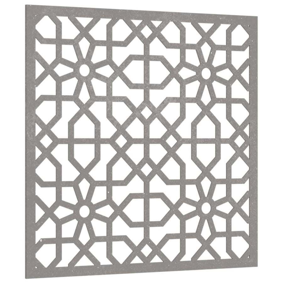 Wanddecoratie Tuin Moors Ontwerp 55X55 Cm Cortenstaal