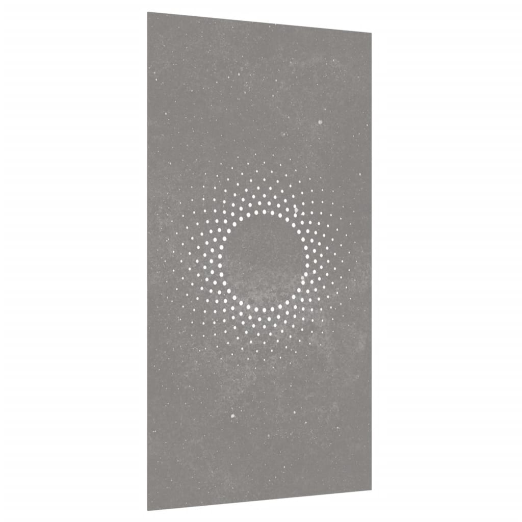 Wanddecoratie Tuin Zonontwerp 105X55 Cm Cortenstaal