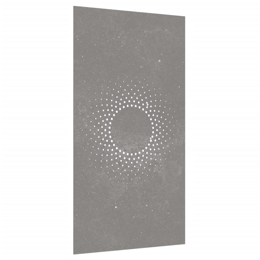 Wanddecoratie Tuin Zonontwerp 105X55 Cm Cortenstaal