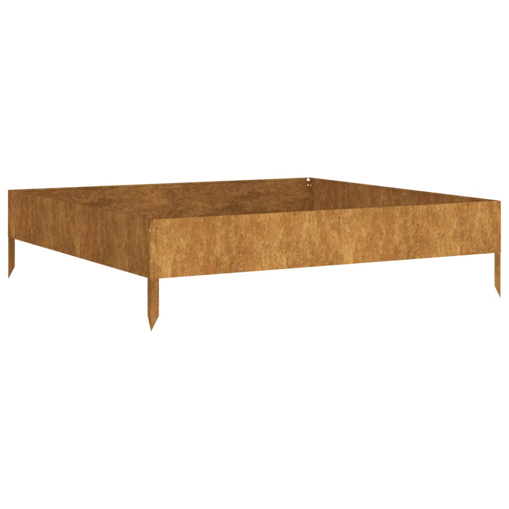 Plantenbak Verhoogd 100X100X26 Cm Cortenstaal