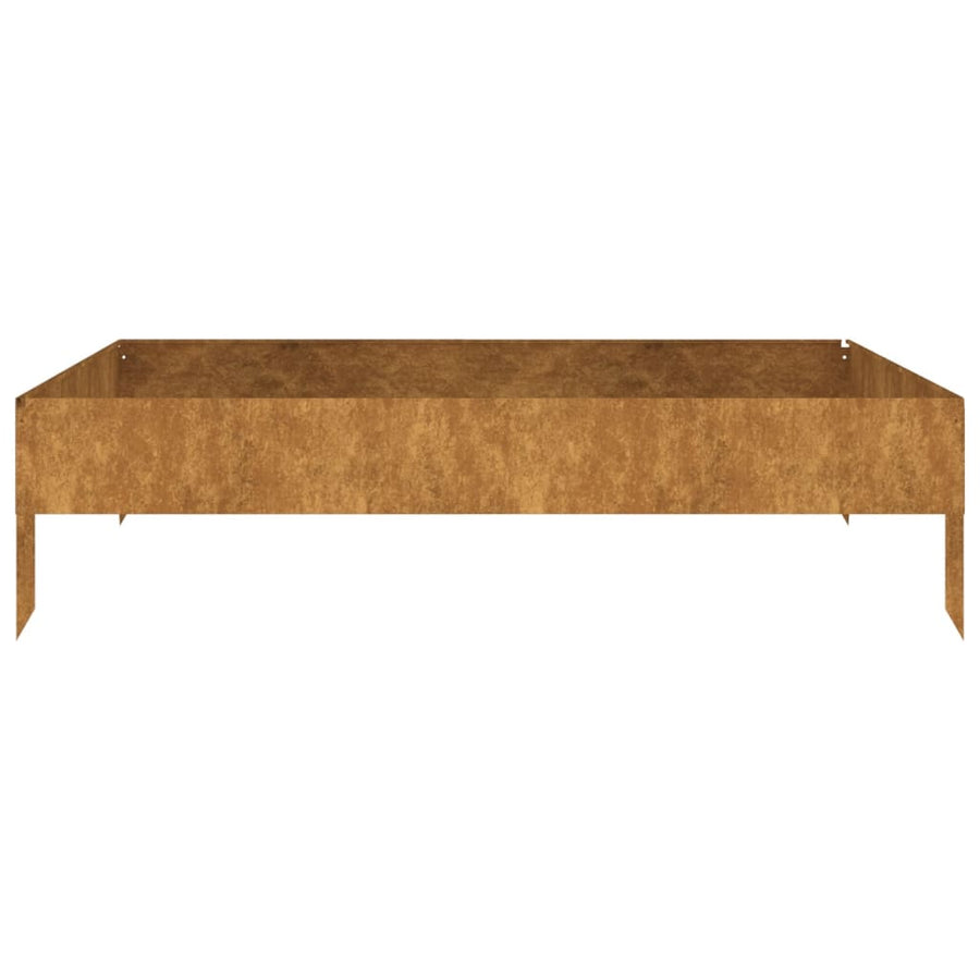 Plantenbak Verhoogd 100X100X26 Cm Cortenstaal