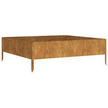 Plantenbak Verhoogd 100X100X33,5 Cm Cortenstaal