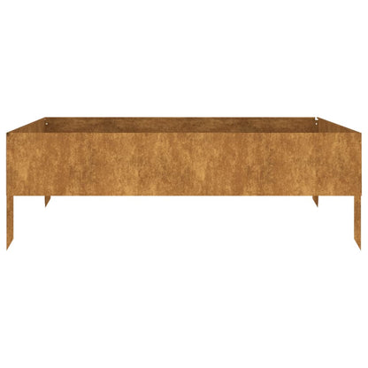 Plantenbak Verhoogd 100X100X33,5 Cm Cortenstaal