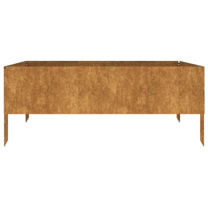Plantenbak Verhoogd 100X100X41 Cm Cortenstaal