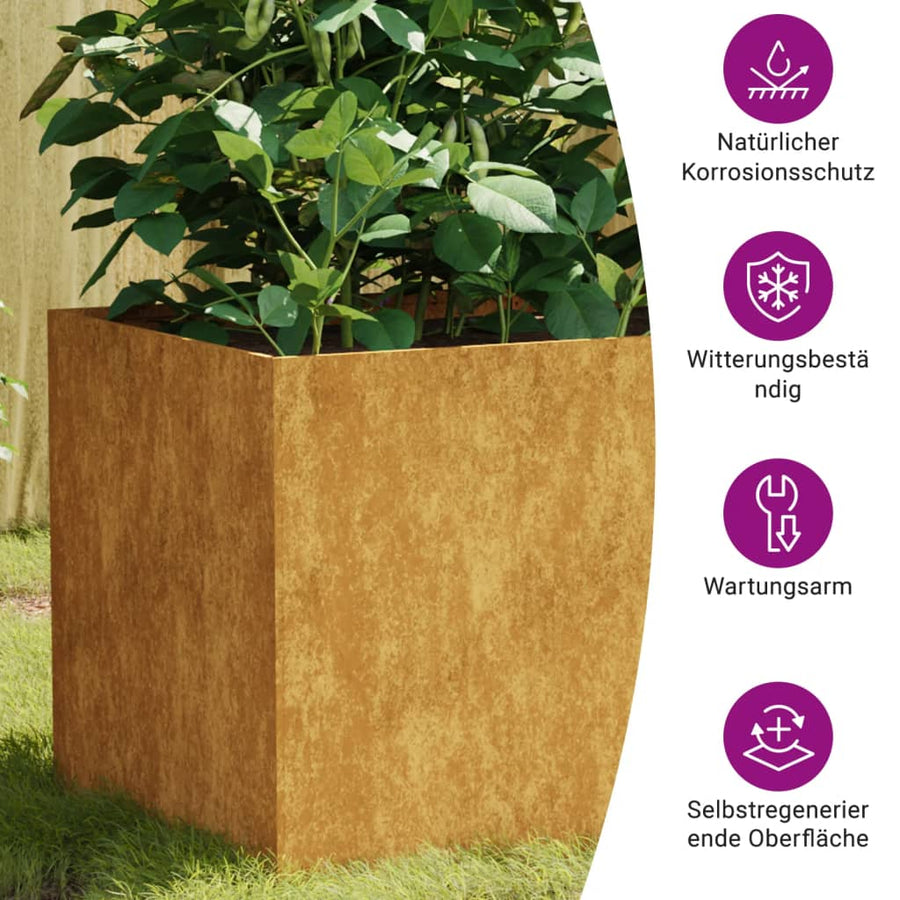 Plantenbak 80x40x40 cm cortenstaal