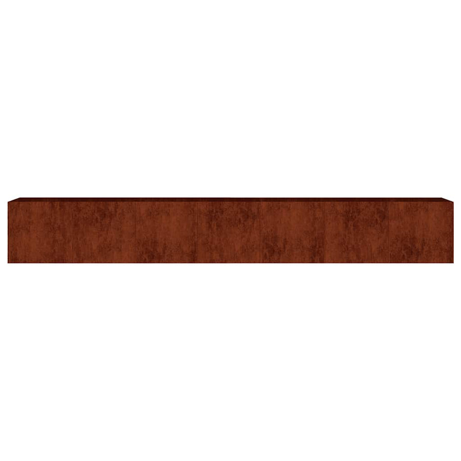Plantenbak verhoogd 280x40x40 cm cortenstaal