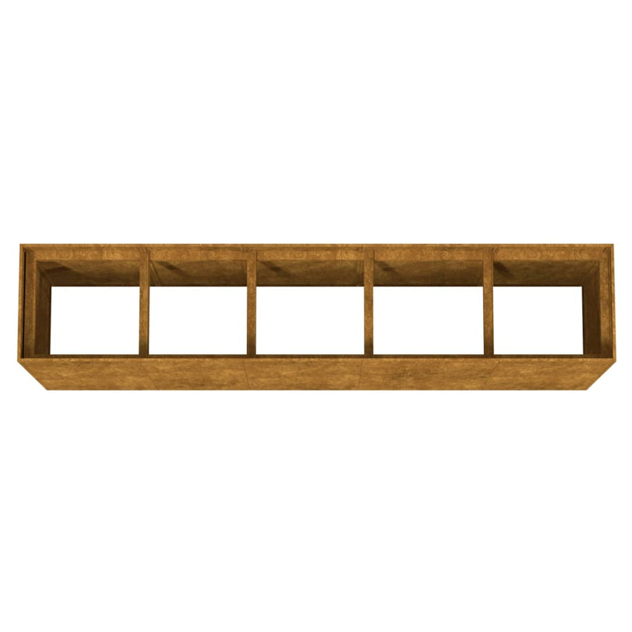 Plantenbak verhoogd 200x40x80 cm cortenstaal