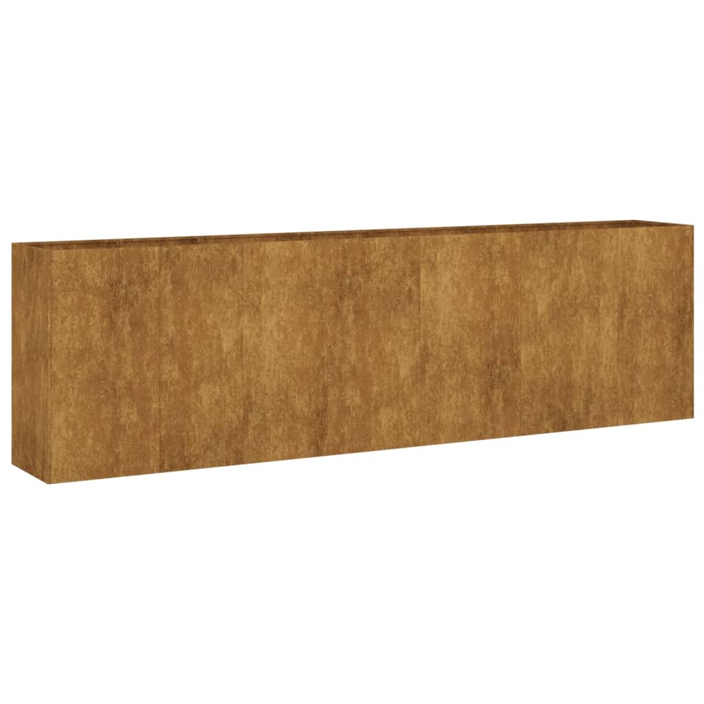 Plantenbak Verhoogd 280X40X80 Cm Cortenstaal