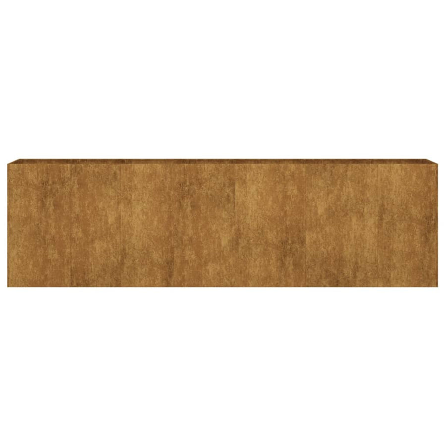 Plantenbak Verhoogd 280X40X80 Cm Cortenstaal