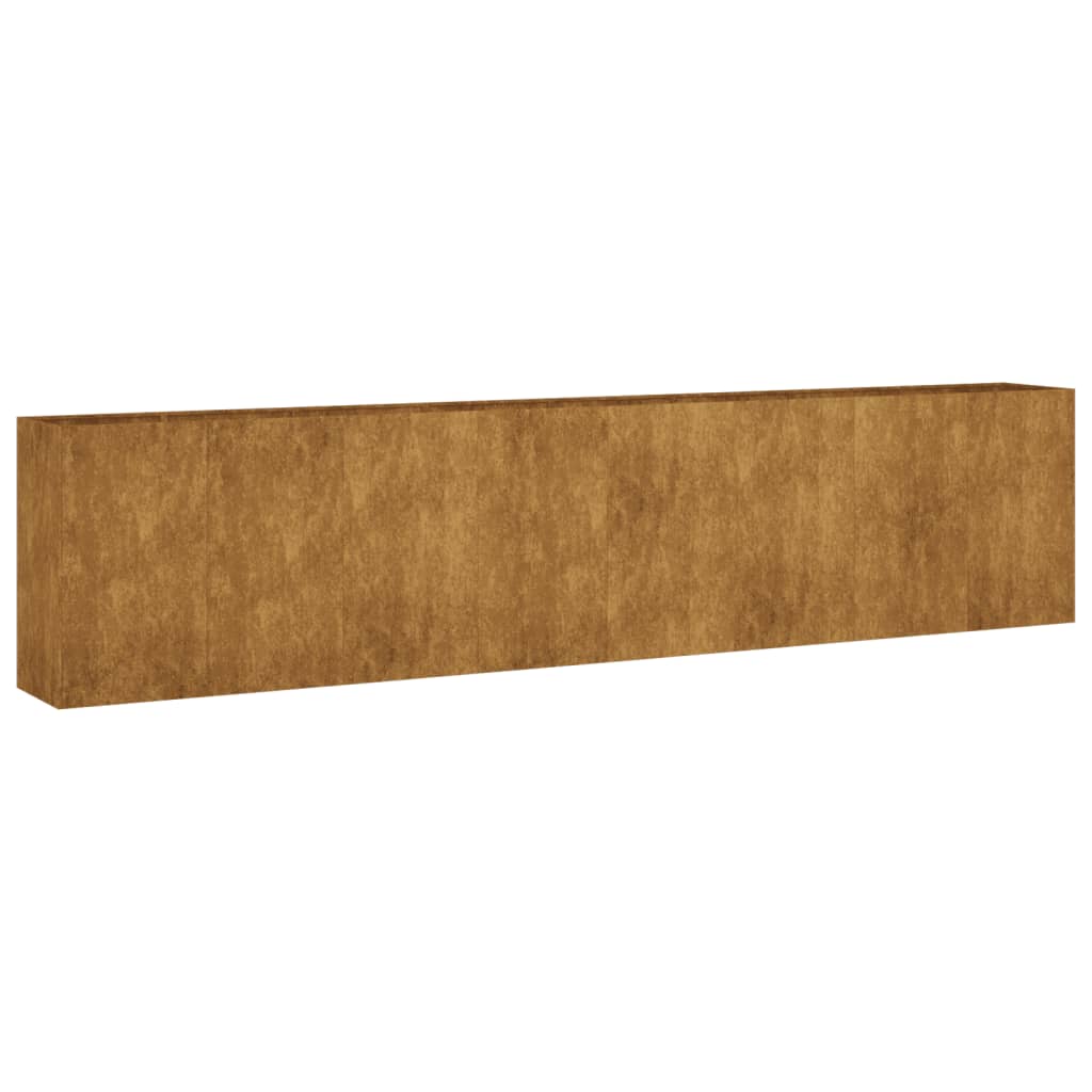 Plantenbak Verhoogd 360X40X80 Cm Cortenstaal