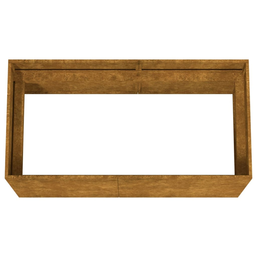 Plantenbak 80x40x40 cm cortenstaal