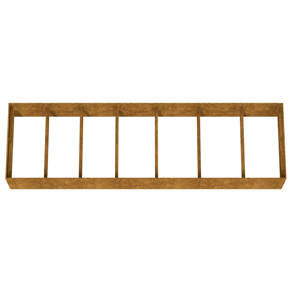 Plantenbak Verhoogd Cortenstaal 280 x 80 x 40 cm