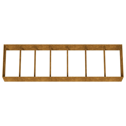 Plantenbak Verhoogd Cortenstaal 280 x 80 x 40 cm