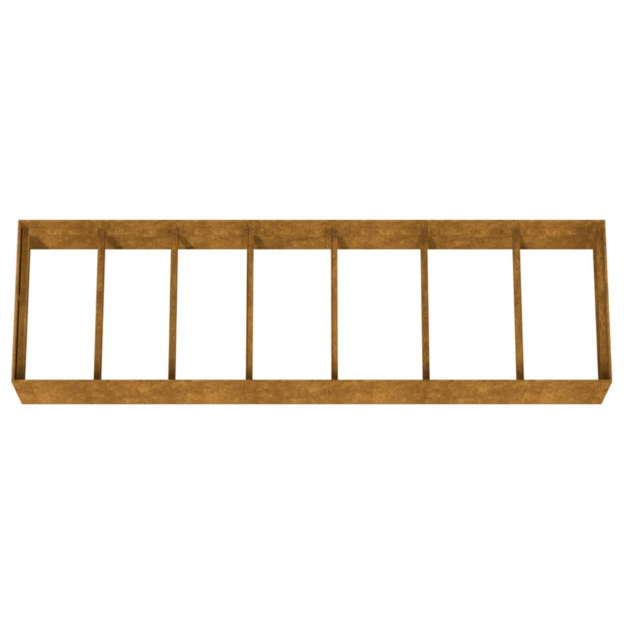 Plantenbak Verhoogd Cortenstaal 280 x 80 x 40 cm